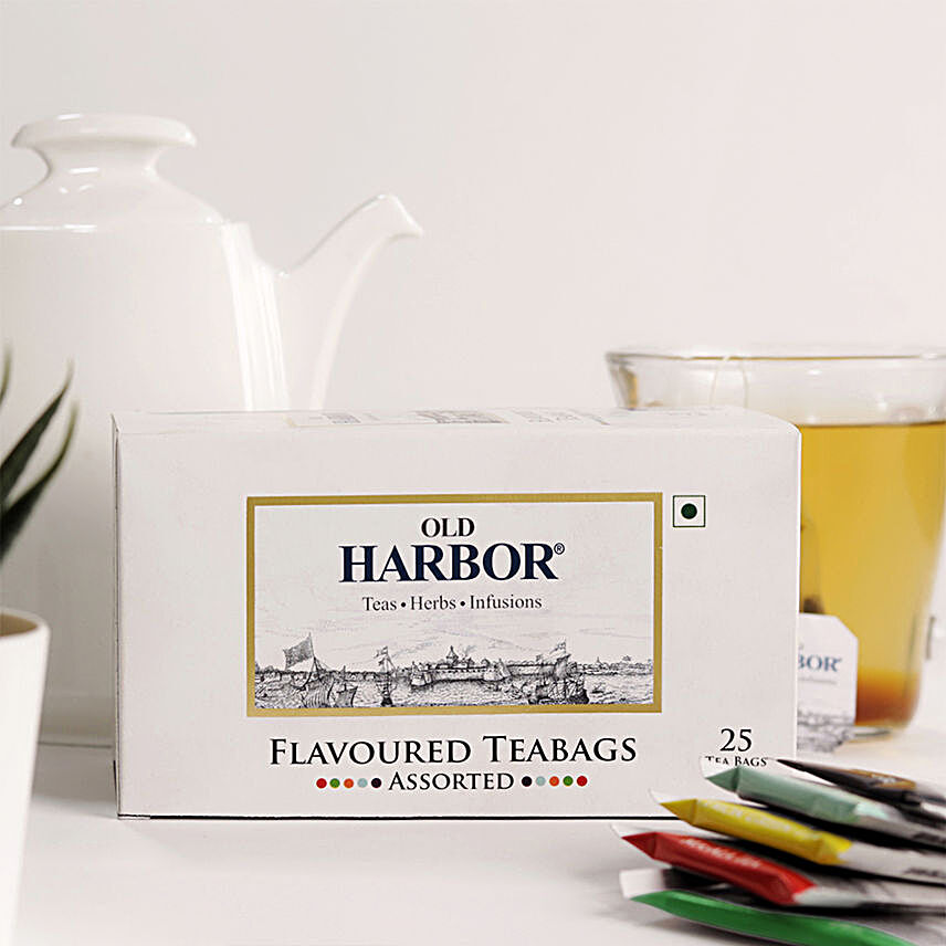 Old Harbor Assorted Tea N Squeezer:Tea Gift Hampers