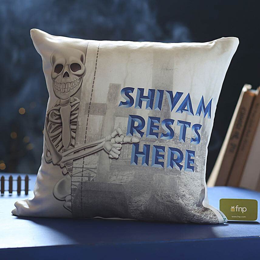 Personalised Quirky Halloween Cushion