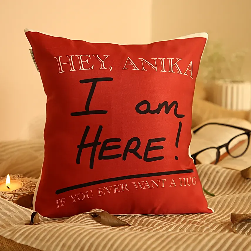 personalised hug pillow