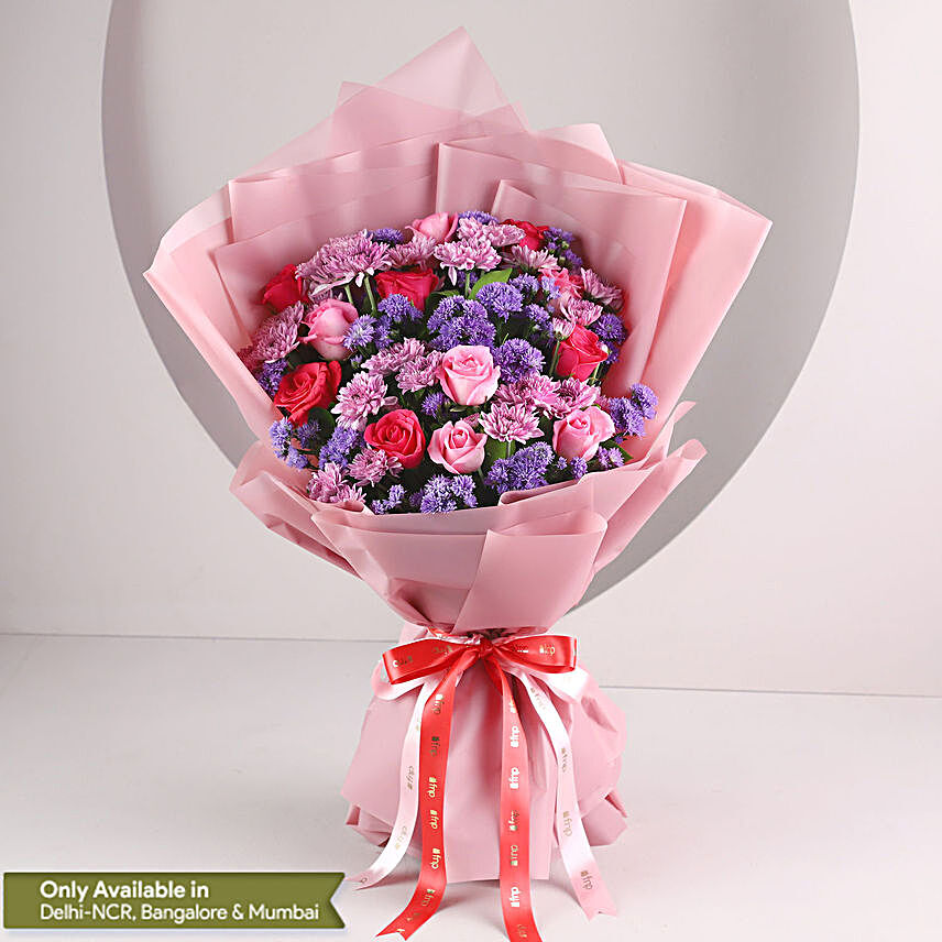 Online Mix Bouquet:Exotic Flower Bouquet
