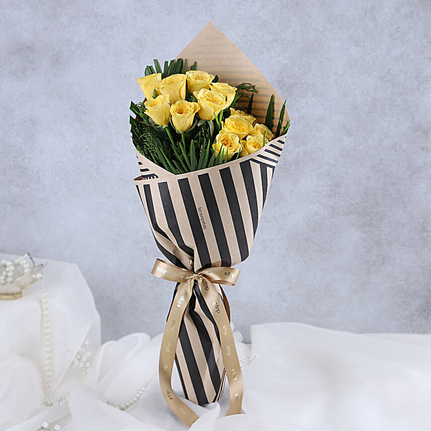 The Elegance Roses Bouquet:All Flowers