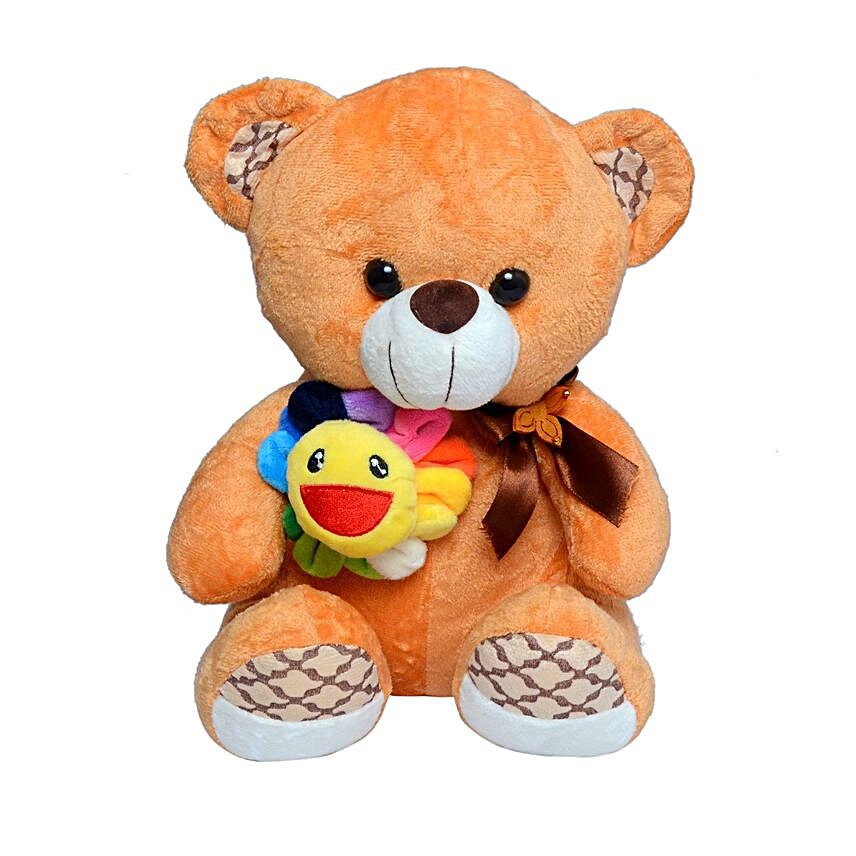 Huggable Brown Teddy Bear:Plush Soft Toys