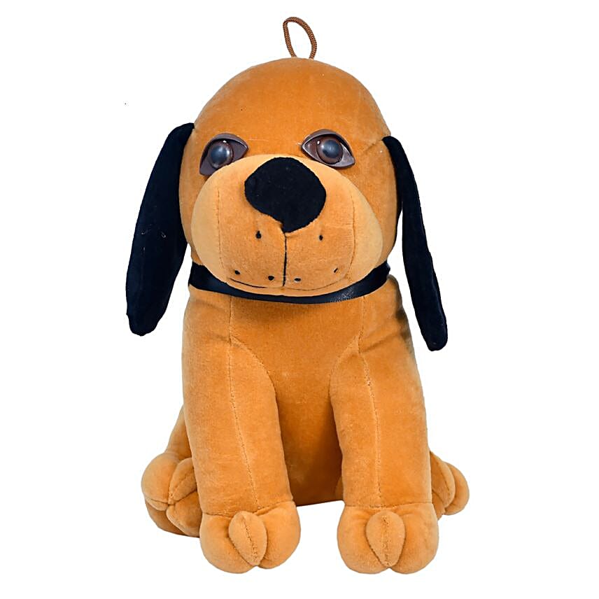 Cute Sitting Puppy Dog Toy