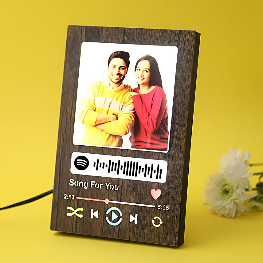 Personalised Spotify QR LED Photo Frame