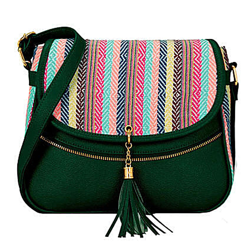 KLEIO Stylish N Sling Bag Dark Green:Handbags and Wallets Gifts