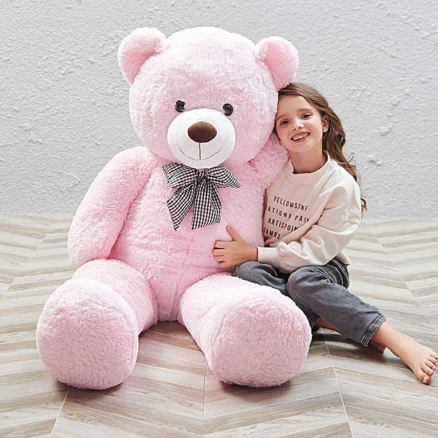 3 Ft Huggable Teddy N Bear Pink