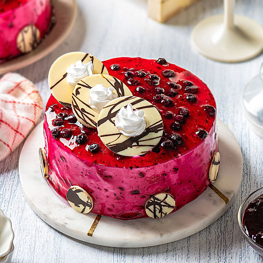 Online Blueberry Glaze Cake:Valentine's Day Cakes