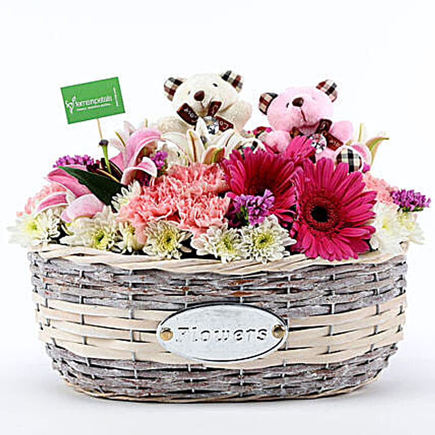 Exotic Flower Basket