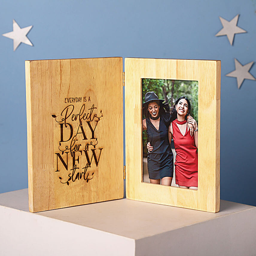 Personalised Booklet Photo Frame