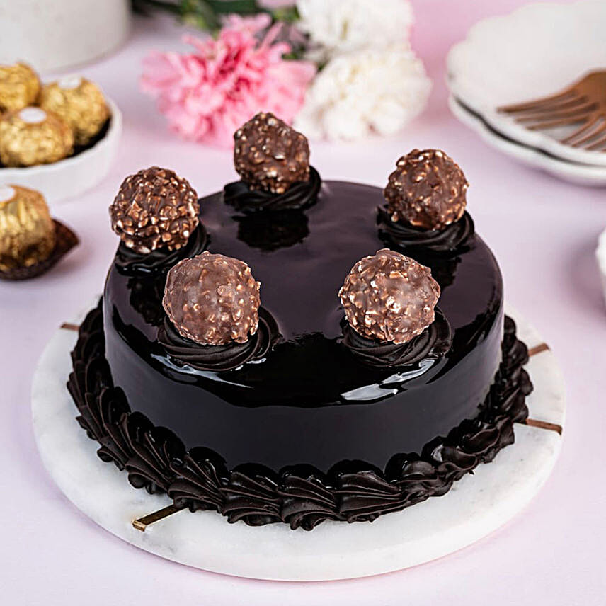 Ferrero Rocher Truffle Cake- 2 Kg Eggless