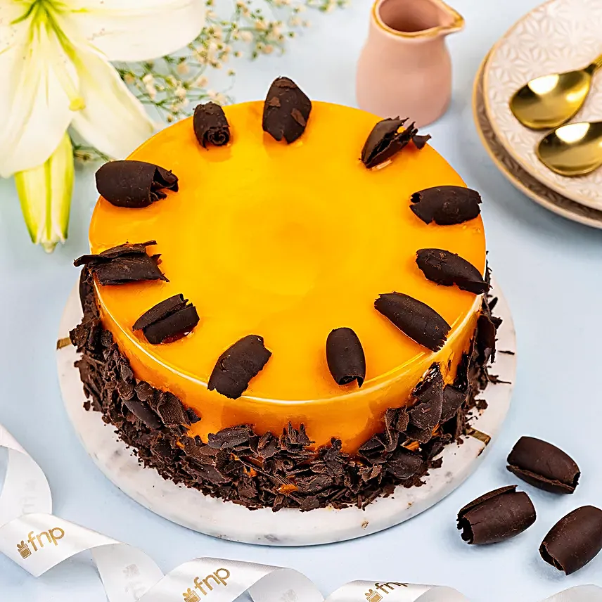 Tempting Mango Cake- Eggless Half Kg