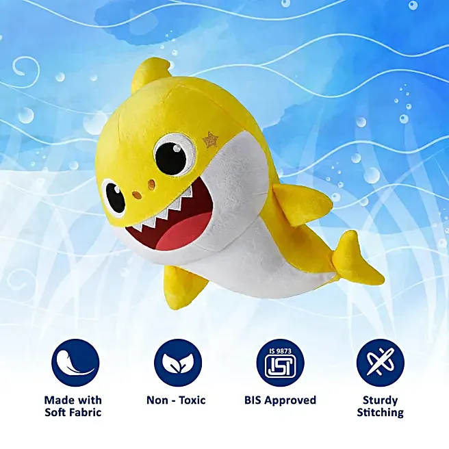 Pinkfong Stuffed Singing Baby Shark Pinkfong Interactive Baby