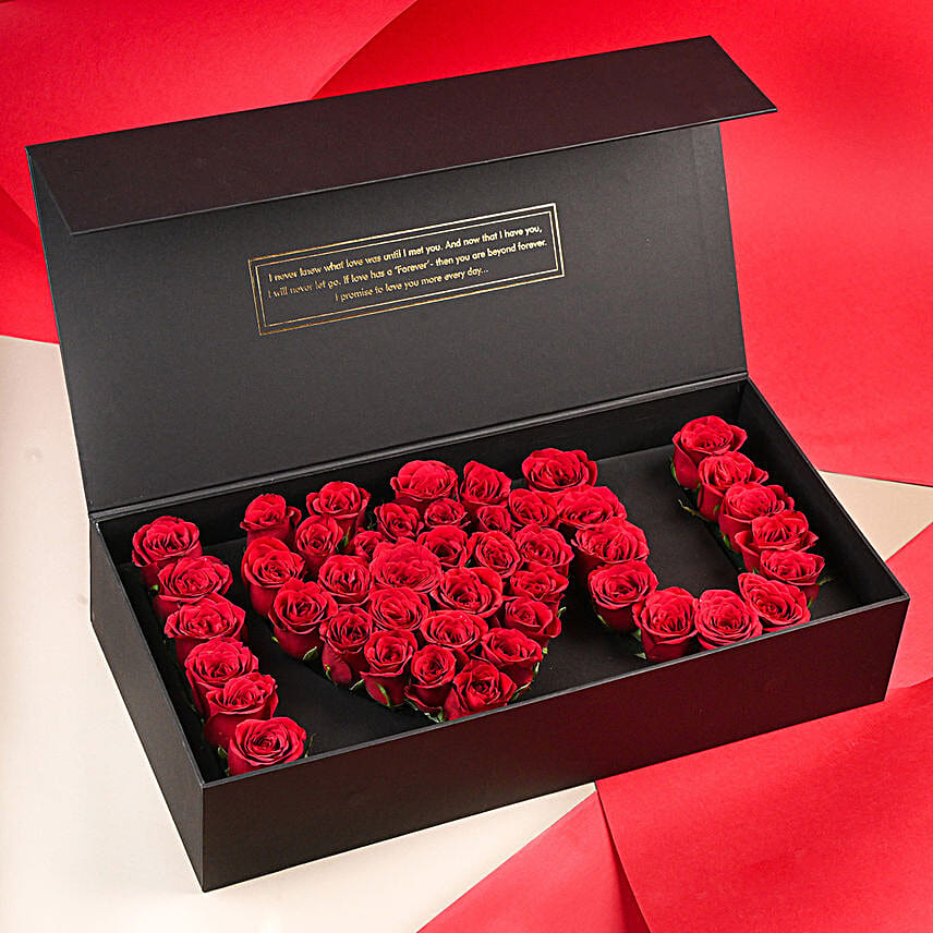 Promise Your Love Rose Box