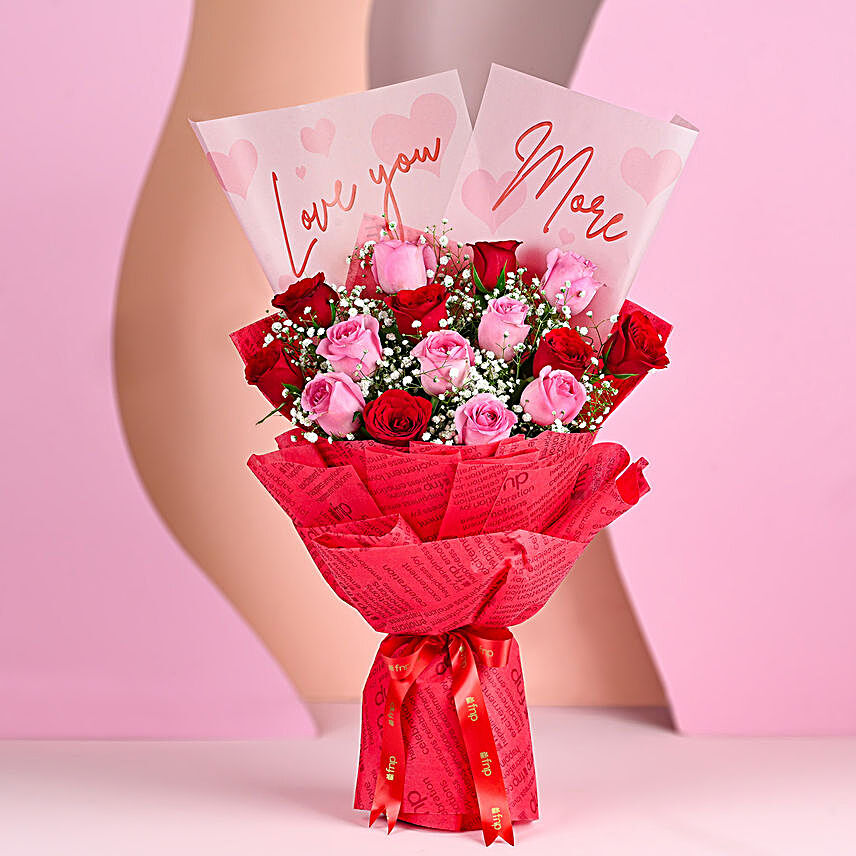 Love You More Roses Bouquet:All Gifts For Valentine's Day