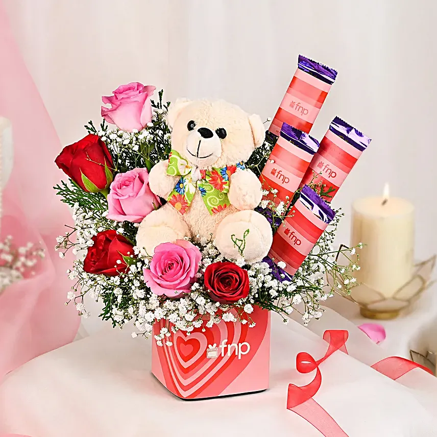 My Sweet Love Arrangement:Valentines Day Flowers & Chocolates