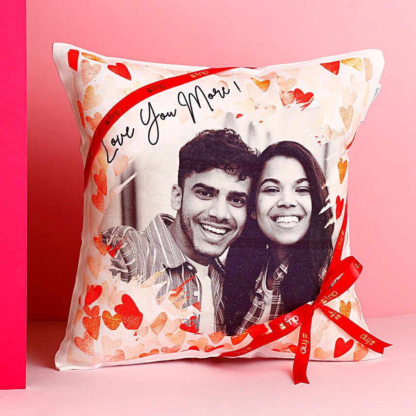Personalised Love You Cushion:All Gifts For Valentine's Day