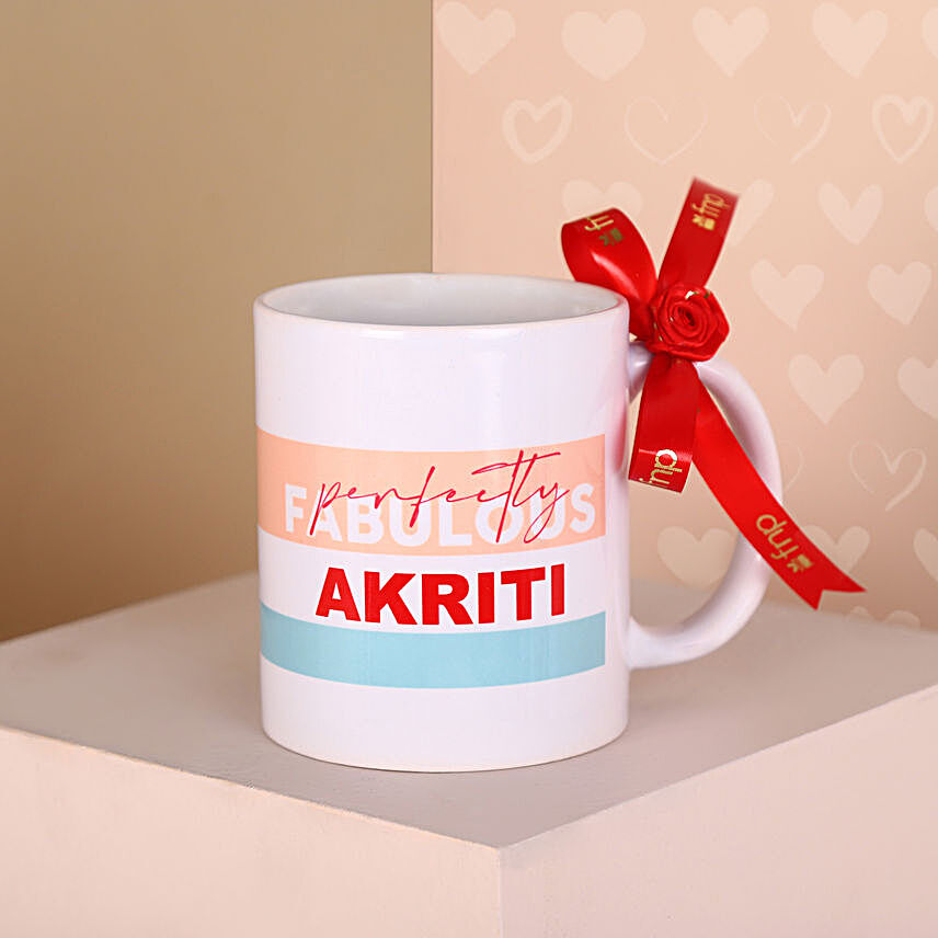 Personalised Perfectly Fabulous Mug Hand Delivery:Personalised Mugs for Birthday
