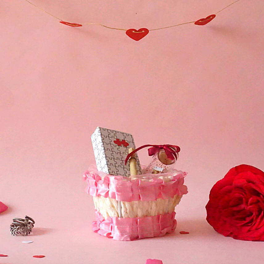 Personalised Cute Trinkets Love Basket