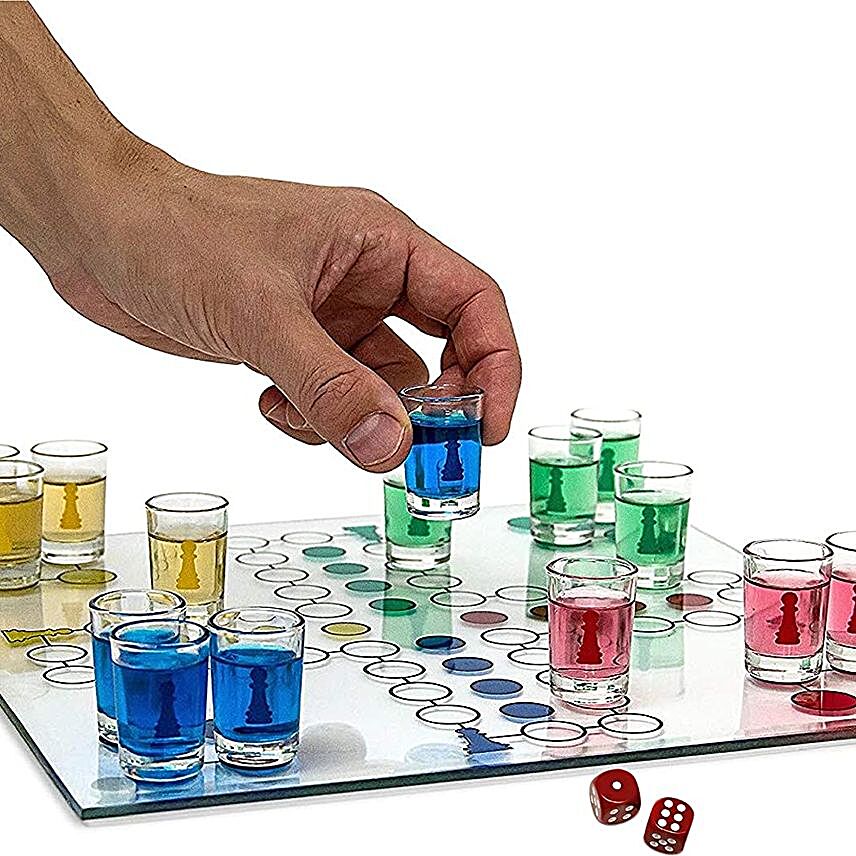 Jumbo Drinking Ludo Party Game Set