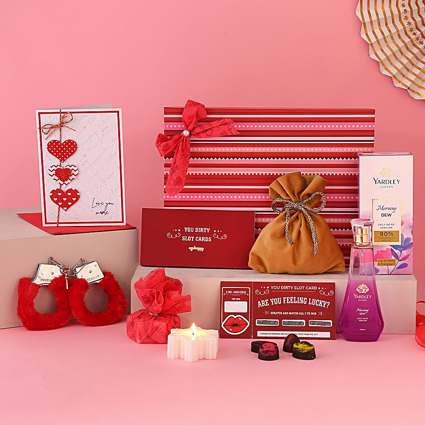 Romance N Flirt Gift Hamper For Her:Valentines Day Gift Hampers