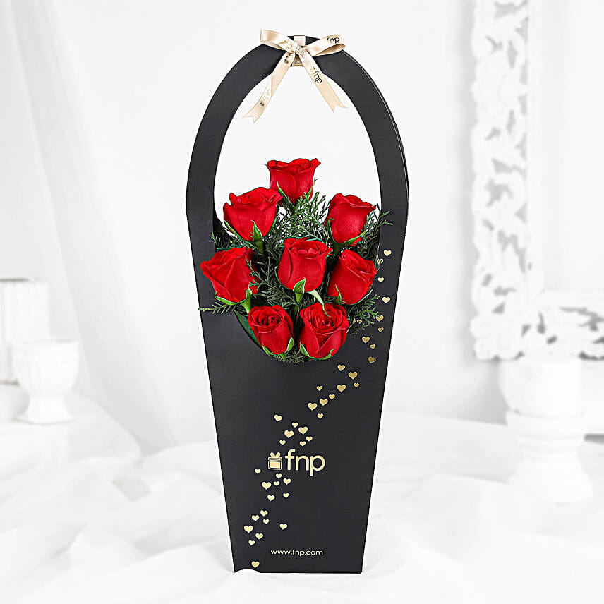 Gracefully Yours Red Rose Arrangement