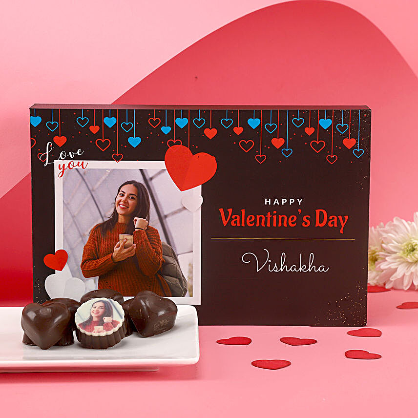Happy Valentines Day Personaliseds Chocolate Box:Valentine Chocolates