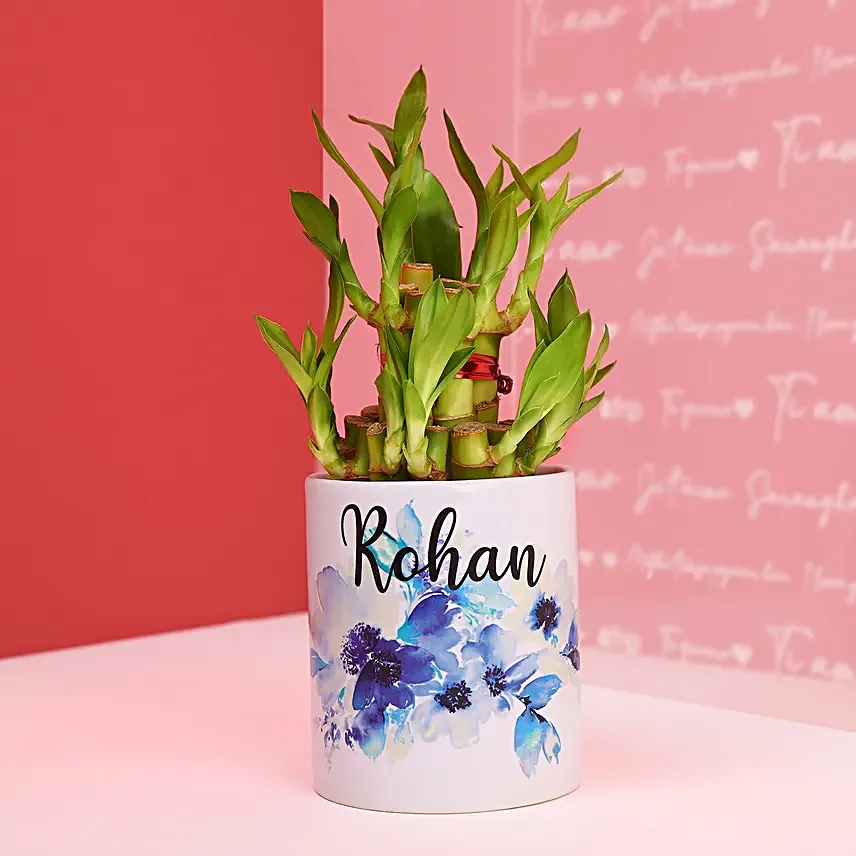 Two Layer Bamboo In Personalised Mug