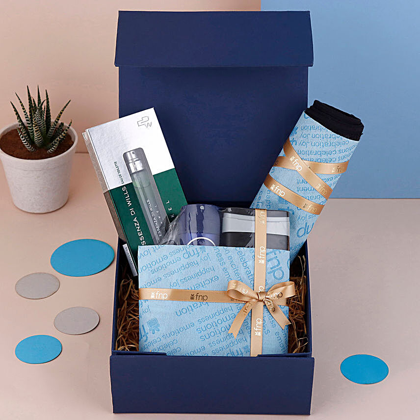 Pamper Him With Love Hamper:Gift Hampers: Happiness Multiplied
