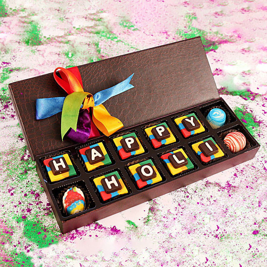 Holi Themed Chocolates & Truffles Box