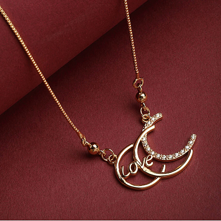 Entwined Moon Pendant