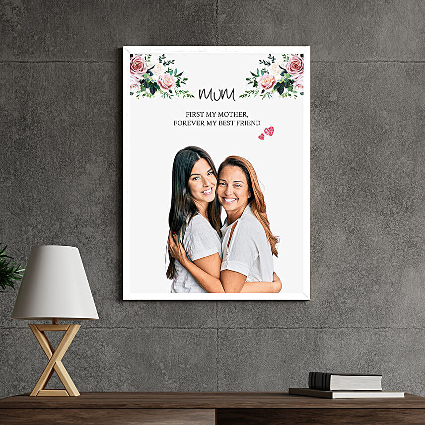 Personalised Mom is BFF Frame