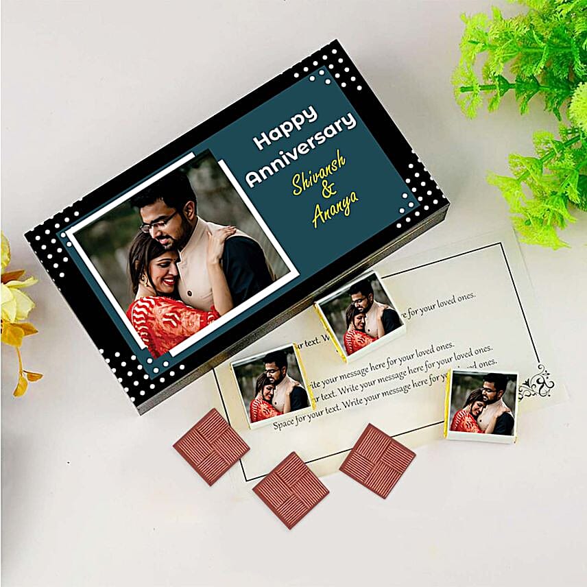 Personalised Anniversary Wishes Gift Box