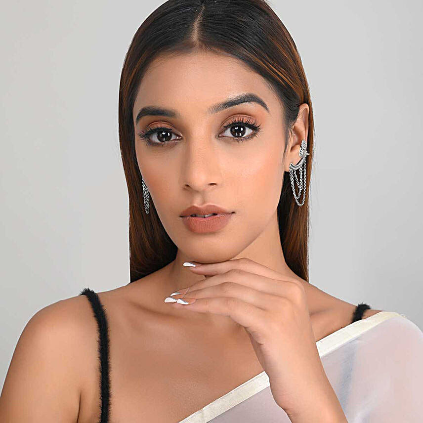 Cuff earrings online sale