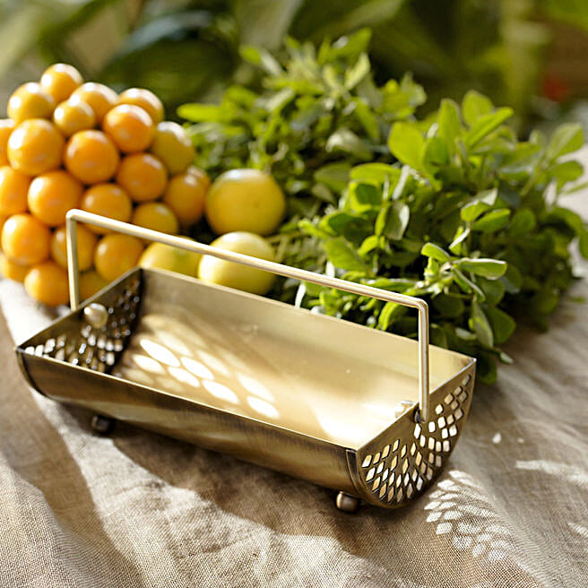 Buy/Send Courtyard Contemporary Fruit Basket Online FNP
