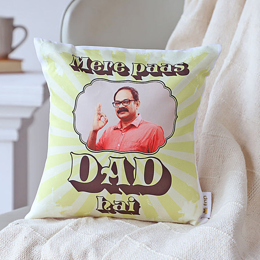 Personalised Quote Cushion for Dad