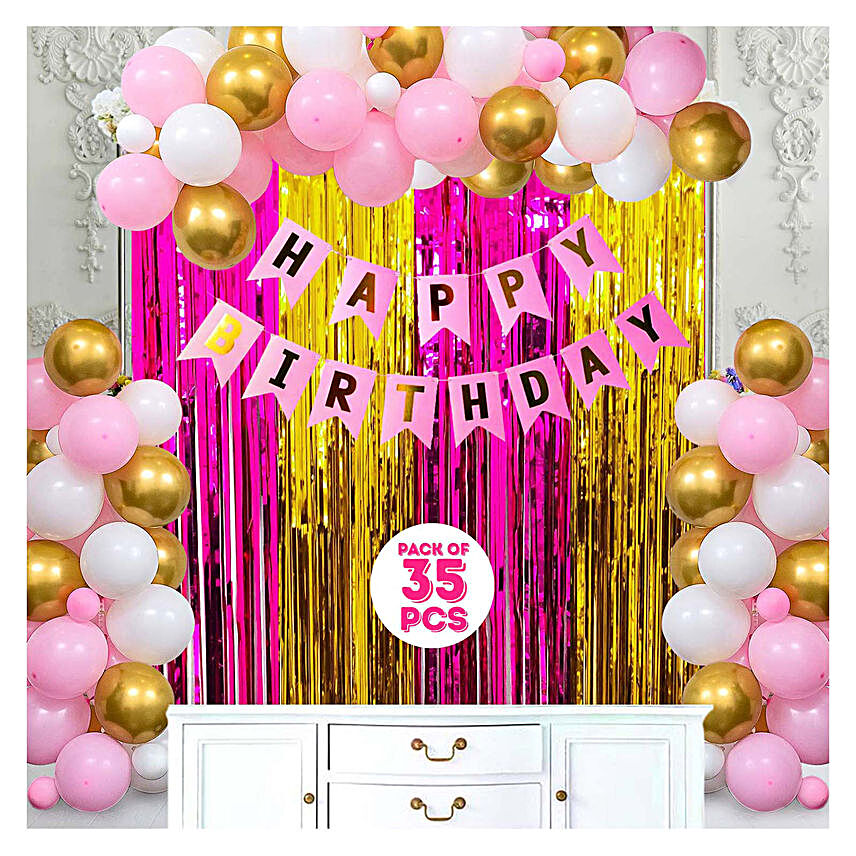 Buy/Send Sparkling Delight Birthday DIY Decoration Kit Online- FNP
