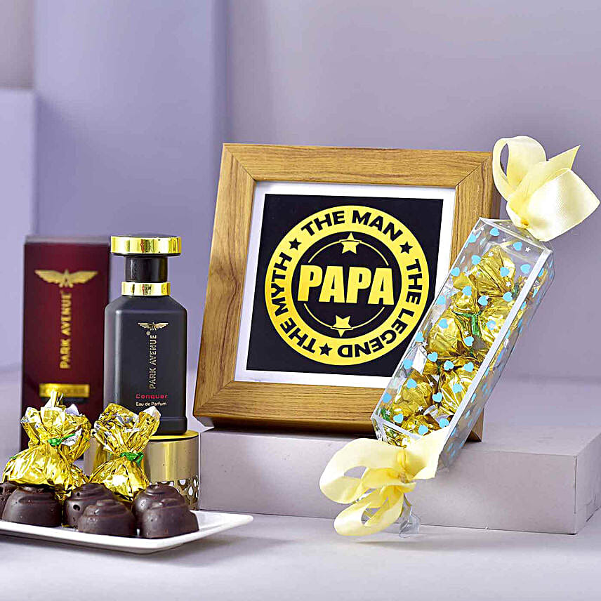 Dad's Trophy Memories & Fragrance Hamper