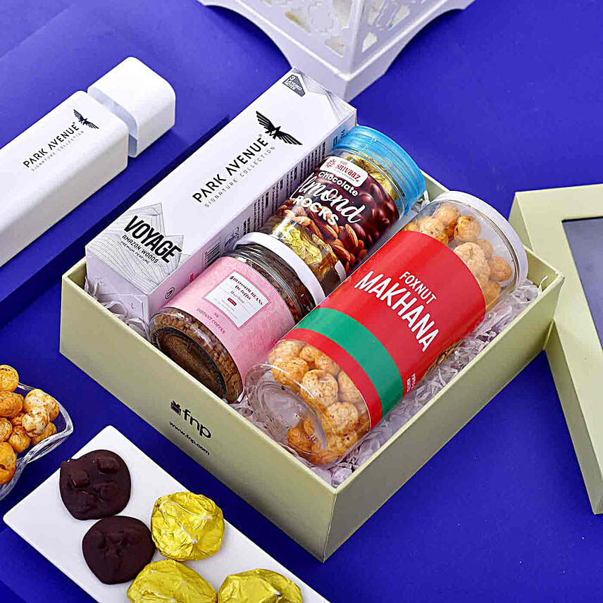 Luxury Fragrance & Snack Delights