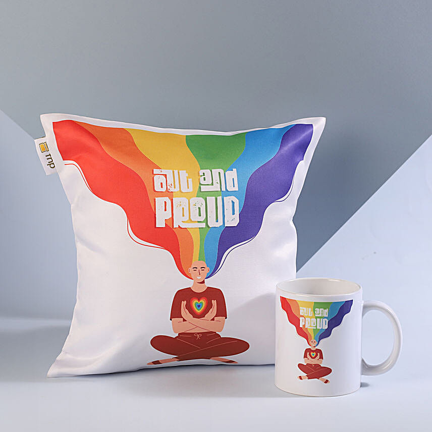 Pride Month Cushion and Cup Combo
