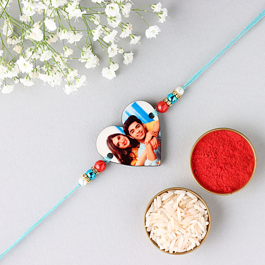 Sneh Personalised Heart Shaper Rakhi