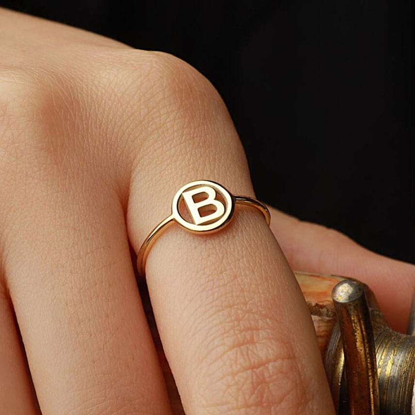 Personalised Unique Name Initial Ring