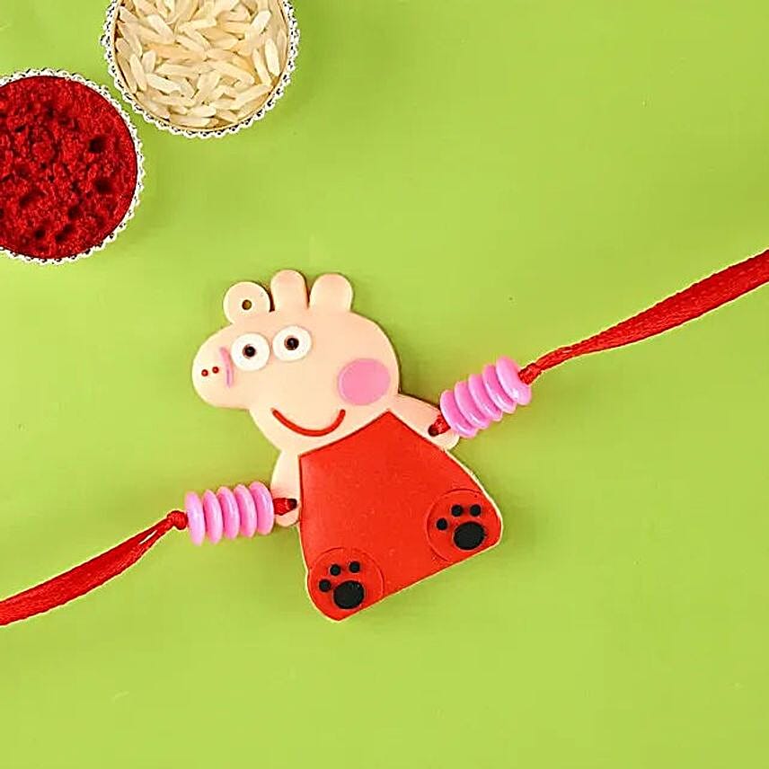 Sneh Peppa Pig Rakhi For Kids