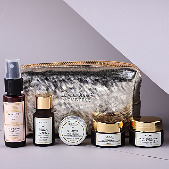 Buy/Send Kama Ayurveda Glowing Beauty Gift Hamper Online- FNP