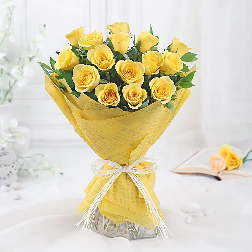 Sunshine Love Rose Standing Bouquet