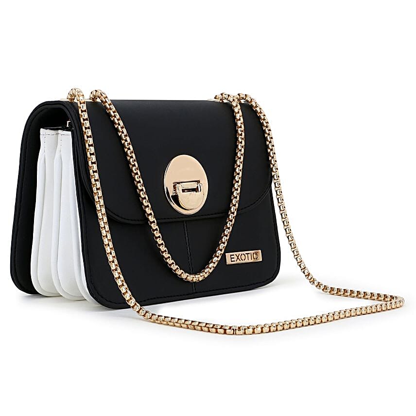 Sleek Black Sling Bag