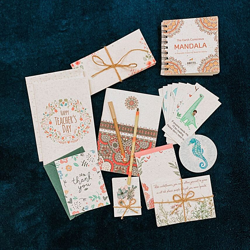 Eco-Friendly Teacher's Day Statonery Gift Hamper