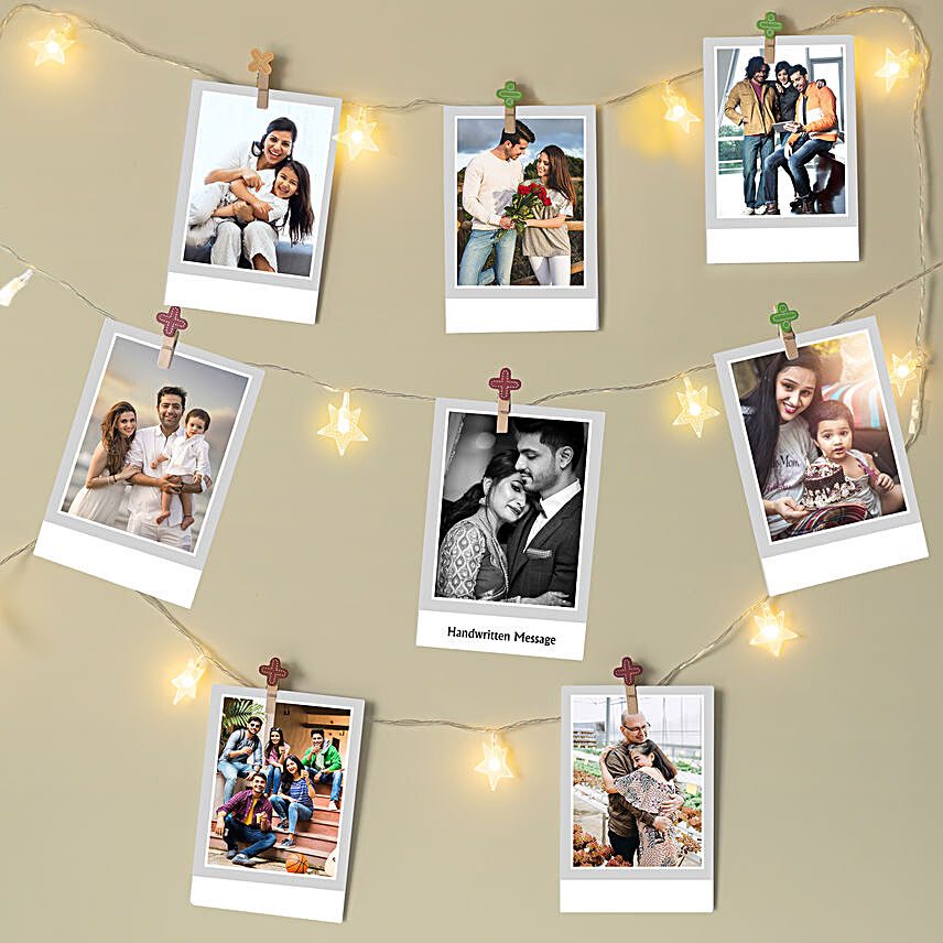 Personalised Photo Star String Light- 8 Photos