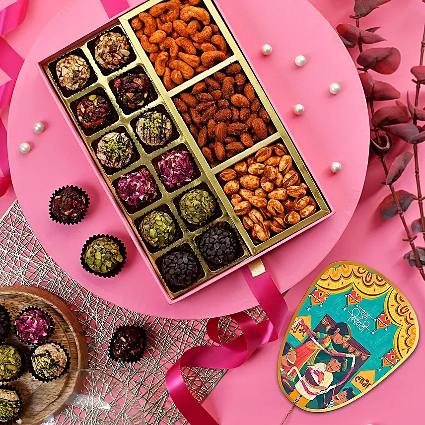 The House Of Treat Nuts & Laddoo Selection Hamper