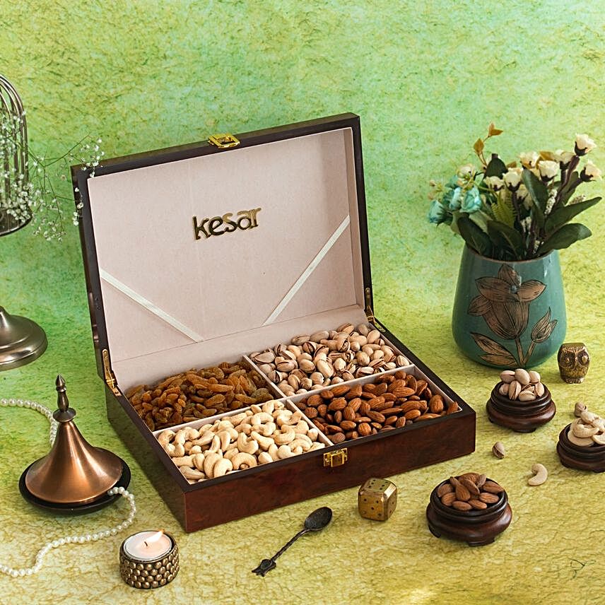 Kesar Gourmet Dryfruits Regal Mosaic Diwali Box