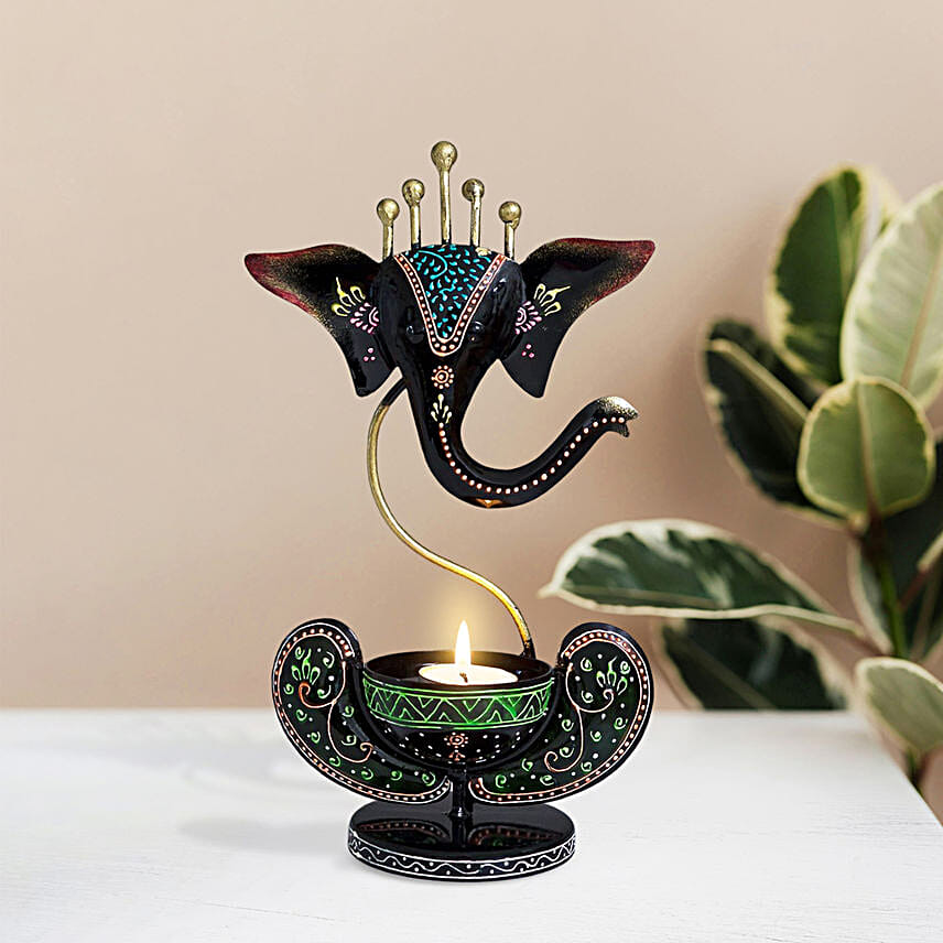 Ganesha Candle Stand Online